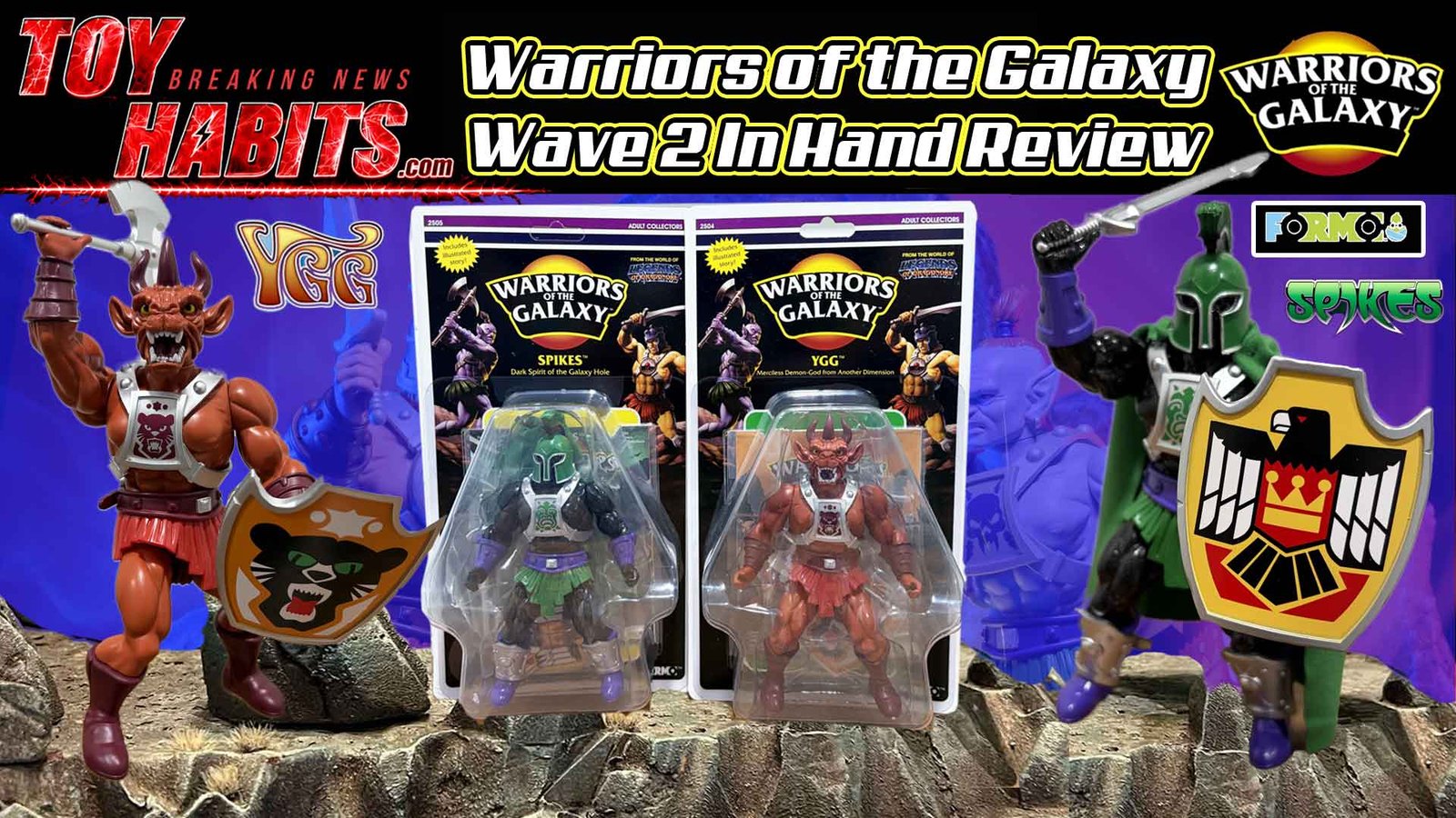 Warriors of the Galaxy Wave 2 by Formo Toys In Hand Review