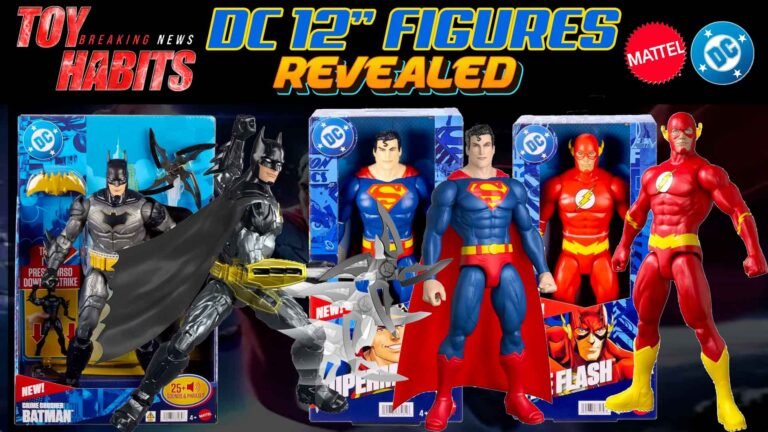 New 12 inch Mattel Batman, Superman, and The Flash Kid’s Line Revealed