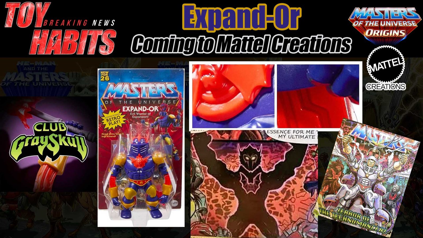 The Technomancer Expand-Or MOTU Origins Teased Coming to Mattel Creations