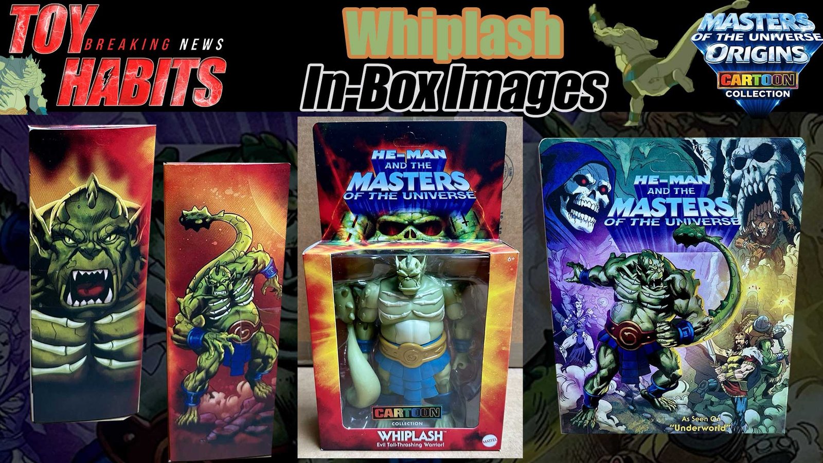 Whiplash 200x MOTU Origins Cartoon Collection In-Box Images