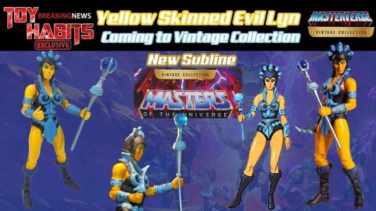 Yellow Skinned Evil-Lyn Coming to MOTU Mastervese Vintage Collection