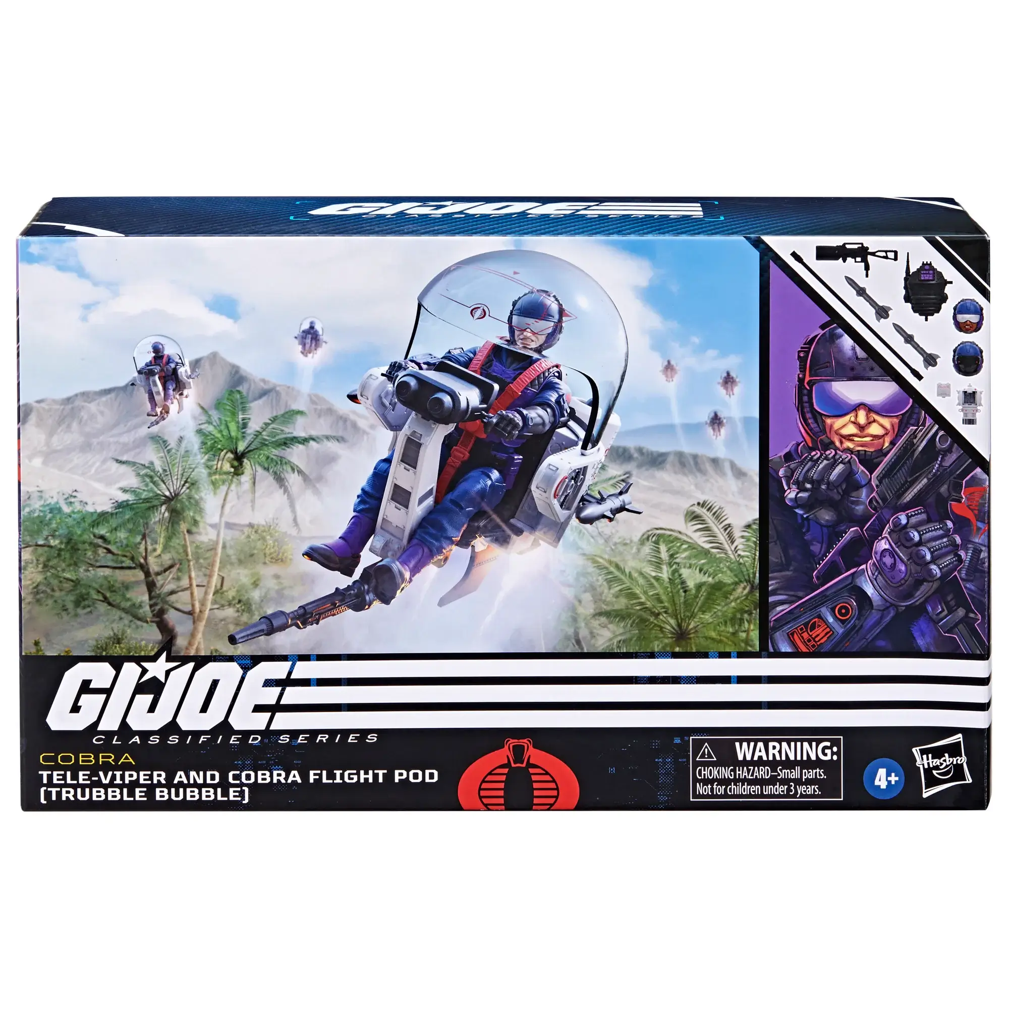 Gi Joe Classified Tele VIper & Flightpod Trubble Bub
