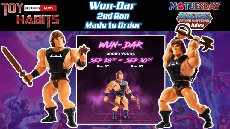 2nd Run for Wun Dar Coming on Mattel Creations