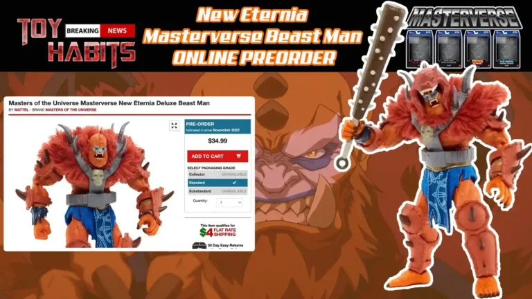 New Eternia Beast Man Masterverse Masters of the Universe Deluxe Online Preorder